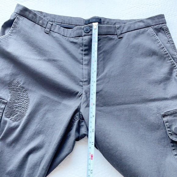 ATM Stretch Cotton Distressed Cargo Pants - Picture 11 of 16